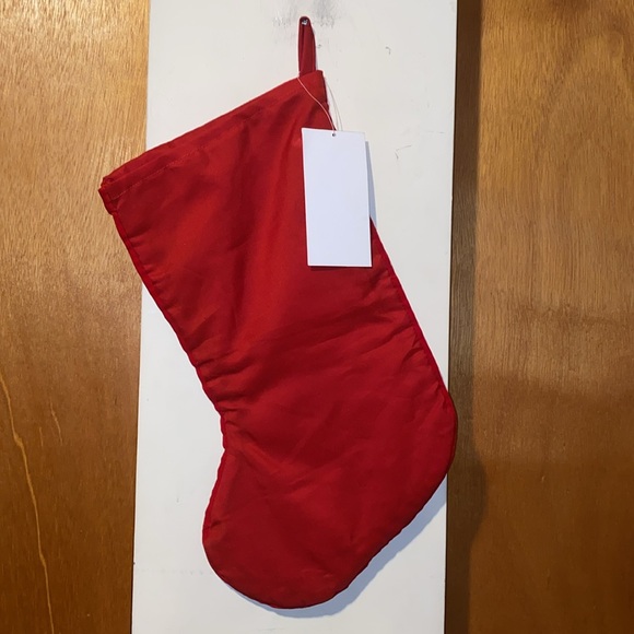 🎄🧑‍🎄🎄NWT Vintage Embroidered Santa Velvet Stocking - Picture 5 of 7